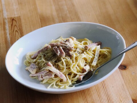 失敗なし!本格ソースのカルボナーラ